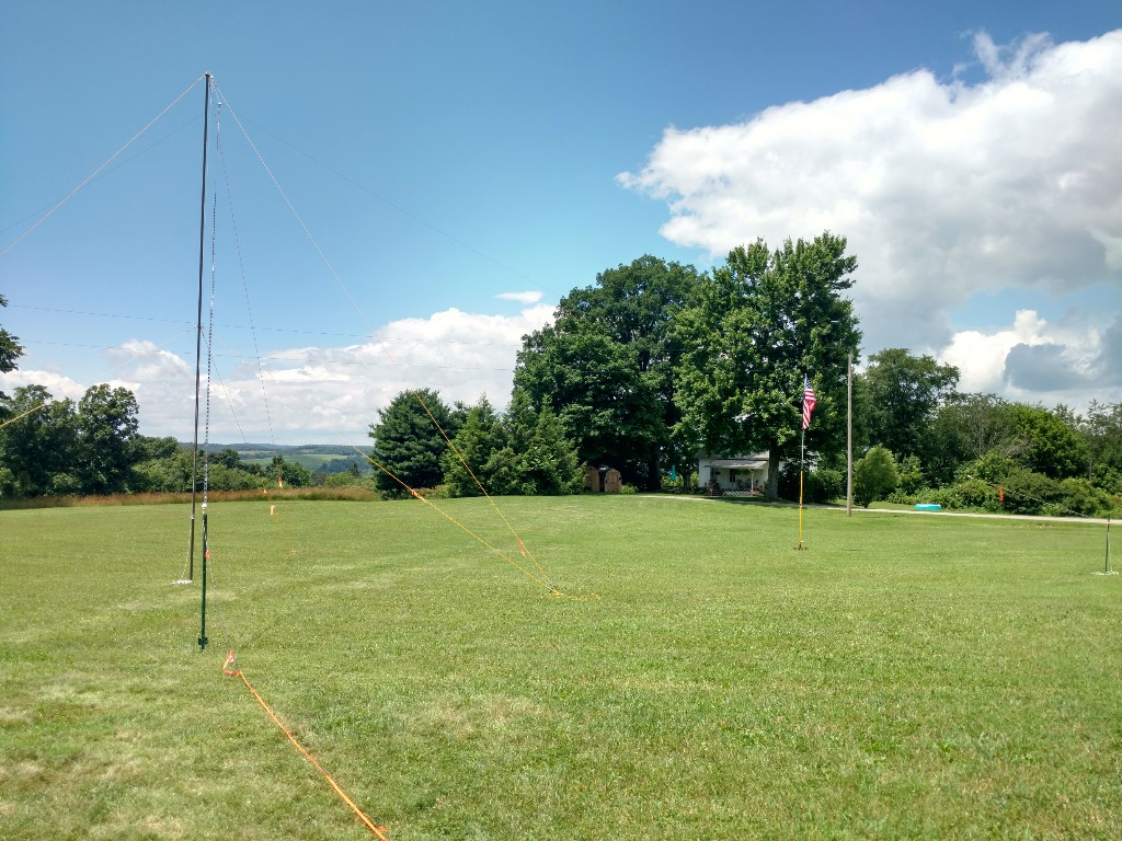 Flag and antennas